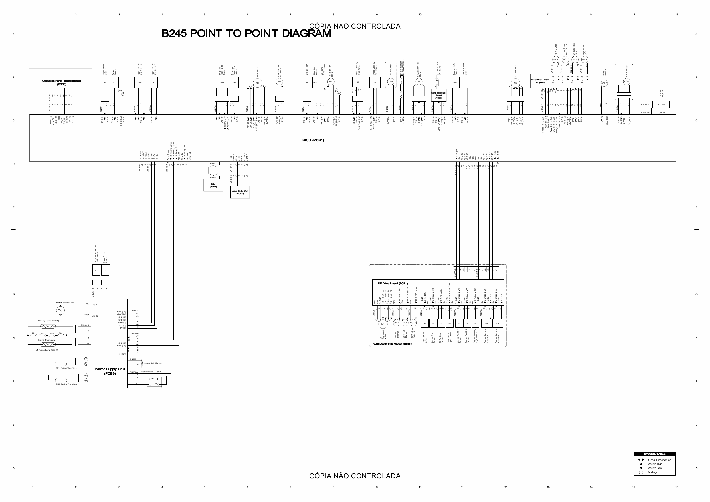 RICOH Aficio MP-1500 B245 Circuit Diagram-1